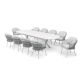 Oval 250-310cm Extendable Outdoor Dining Table