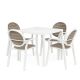 Nardi Palma - Cube 5 Piece Outdoor Balcony Dining Setting
