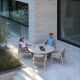 BLOO Tube Low and Tolo 5-Piece Outdoor Dining Set - Mocha