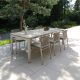 Pebl Tolo 7-Piece Ceramic Outdoor Dining Setting