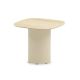 Pebl Wave 42cm Outdoor Side Table - Mocha