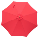 Billy Fresh Red 3M Octagonal Outdoor Umbrella With Cover