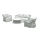 Roma 4 Piece Outdoor Rope Lounge Set