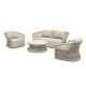 Roma 4 Piece Outdoor Rope Lounge Set