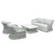 Roma 4 Piece Outdoor Rope Lounge Set