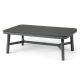 Sofia Outdoor Aluminium Coffee Table with Glass Top