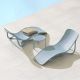 Solaro Slim 3 piece Outdoor Sun Lounger Setting