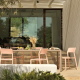 Nardi Trill Armchair 7-11 Piece Outdoor Dining Setting With Tevere 210cm Extendable Dining Table