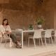 Nardi Tiberina Arm/Bistro 7-11 Piece Outdoor Dining Setting With Tevere Aluminium Extendable Dining Table