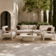 Pebl Tolo 3-Seater 4-Piece Outdoor Lounge Set - Mocha