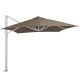 Aurora V2 2.8m Square Cantilever Outdoor Umbrella with Silver Frame