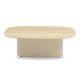 Pebl Wave 100 x 85cm Outdoor Coffee Table - Mocha