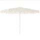 Billy Fresh Whitehaven - Cream & White 3m Octagonal Outdoor Aluminium Umbrella with Cover