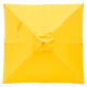 Billy Fresh Yellow Square Outdoor Umbrella - 2X2M
