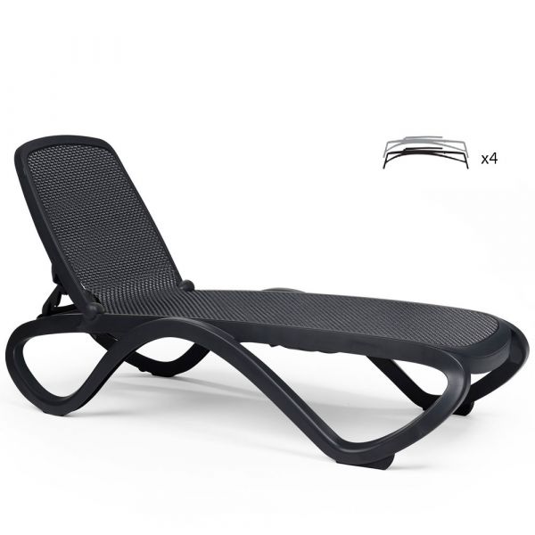 Nardi omega chaise lounge chair clearance