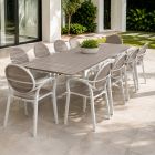 Nardi Alloro Palma 11 Piece Outdoor Dining Setting with Extendable Dining Table