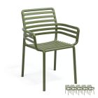 Nardi Doga Outdoor Resin Armchairs (Set of 6)