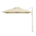 Eclipse V4 3m Square Cantilever Outdoor Umbrella with Silver Frame