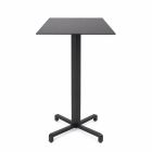 Nardi Fiore High Bar Table Base with Anthracite HPL Top - Complete Outdoor Bar Table