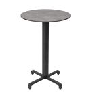 Nardi Fiore High Bar Table Base with Cement HPL Top - Complete Outdoor Bar Table