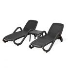 Nardi Alfa 3 Piece Outdoor Resin Sun Lounge Setting