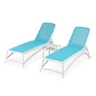 Nardi Atlantico 3 Piece Sun Outdoor Lounge Setting With Pop Table