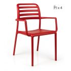 Nardi Costa Arm Chair (Set of 4)