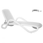 Nardi Eden Outdoor Resin Sun Loungers (Set of 4)
