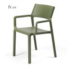 Nardi Trill Outdoor Resin Armchairs (Set of 6)