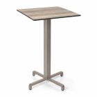 Nardi Fiore High Bar Table Base with Legno HPL Top - Complete Outdoor Bar Table