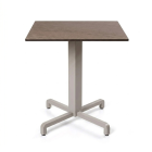 Nardi Fiore Table Base with Tortora HPL Top - Complete Outdoor Table
