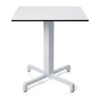 Nardi Fiore Table Base with White HPL Top - Complete Outdoor Table