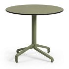 Nardi Frasca Maxi Table Base with Agave Green HPL Top - Complete Outdoor Table