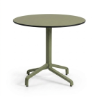 Nardi Frasca Maxi Table Base with Agave Green HPL Top - Complete Outdoor Table