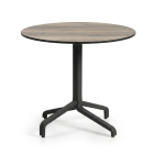 Nardi Frasca Maxi Table Base with Legno HPL Top - Complete Outdoor Table