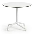 Nardi Frasca Maxi Table Base with White HPL Top - Complete Outdoor Table