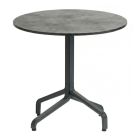 Nardi Frasca Mini Fix Table Base with Cement HPL Top - Complete Outdoor Table