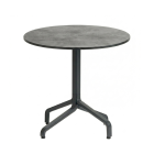 Nardi Frasca Mini Fix Table Base with Cement HPL Top - Complete Outdoor Table