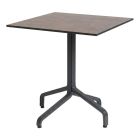 Nardi Frasca Mini Fix Table Base with Corten HPL Top - Complete Outdoor Table