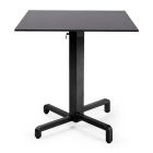 Nardi Ibisco Folding Table Base with Anthracite HPL Top - Complete Outdoor Table
