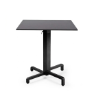 Nardi Ibisco Folding Table Base with Anthracite HPL Top - Complete Outdoor Table