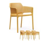 Nardi Net Outdoor Resin Armchairs (Set of 4)