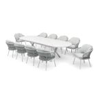 Oval 250-310cm Extendable Outdoor Dining Table