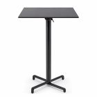 Nardi Scudo High Bar Folding Table Base with Anthracite HPL Top - Complete Outdoor Bar Table