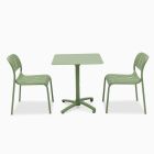 Pebl Sunset 3-piece Outdoor Bistro/Balcony Set with Side Chairs