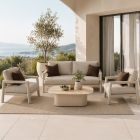 Pebl Tolo 2-Seater 4-Piece Outdoor Lounge Set - Mocha