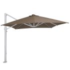 Aurora V2 2.8m Square Cantilever Outdoor Umbrella with Silver Frame