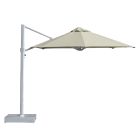 Aurora V2 3.5m Octagonal Cantilever Outdoor Umbrella with Silver Frame
