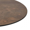 Nardi Compact Laminate Table Top - Corten Rust-60cm Round