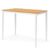 Halston Teak Rectangular Outdoor Bar Table - 140x80cm